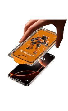 Захисне скло ZERODUST з аплікатором для iPhone 17 pro max / 18 pro max 00100 фото