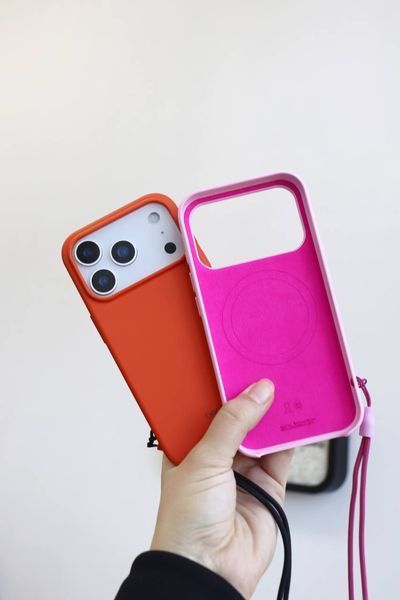 Чохол Beat Case with MagSafe та підставкою &ndash; Burgundy  для  iphone 17 pro max / 18 pro max  00300 фото
