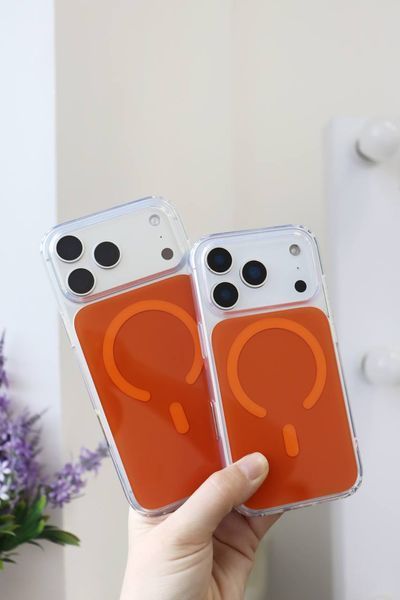Чохол Color MagSafe Case Orange для iPhone 17 pro max / 18 pro max 00460 фото