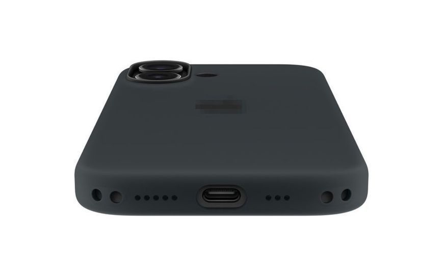 Чохол Silicone Case with MagSafe OEM для iPhone 17 Black 00454 фото