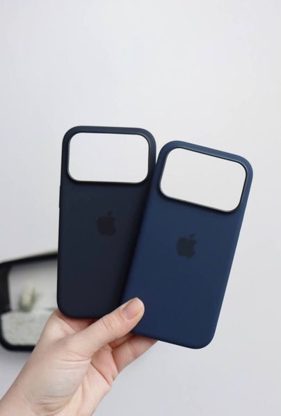 Чохол Silicone Case with MagSafe OEM для iPhone 17 pro Midnight 00454 фото