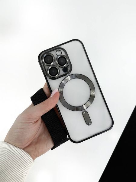 Чохол Shining with MagSafe для iPhone 17 Air Black 00455 фото