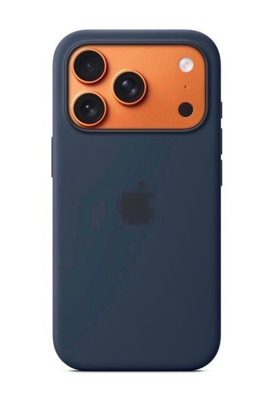 Чохол Silicone Case with MagSafe OEM для iPhone 17 pro max Midnight 00454 фото