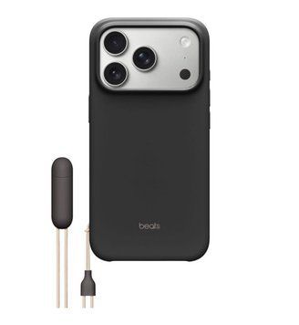 Чохол Beat Case with MagSafe та підставкою &ndash; Black для iphone 17 pro max / 18 pro max 00300 фото