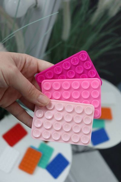 Тримач ліппер з присосками двосторонній Red 00270 фото
