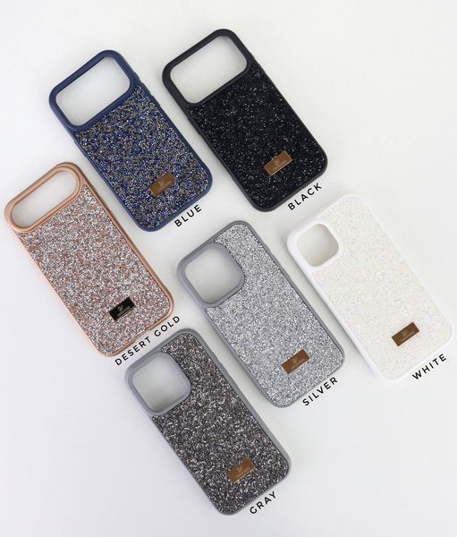 Чохол Swarovski Case Blue для iPhone 14 pro 00462 фото