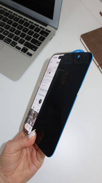 Захисне скло антишпіон Mossily Privacy на iPhone 14 pro 00090 фото