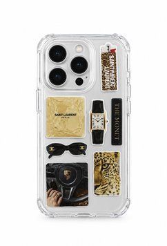 Об'ємні 3D наліпки "Gold edition"  9 стікерів 00210 фото