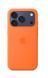 Чохол Silicone Case with MagSafe OEM для iPhone 17 pro max Orange 00454 фото 3