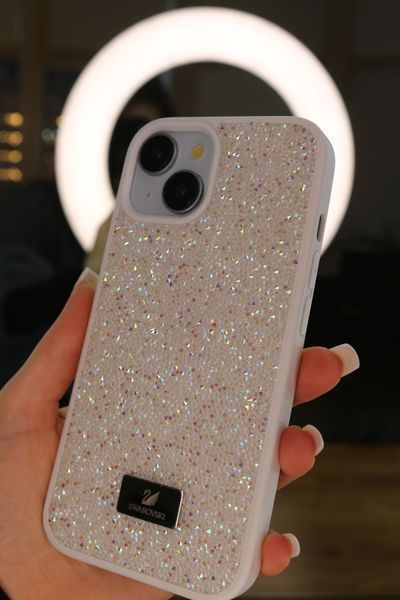 Чохол Swarovski Case WHITE для iPhone 17 pro max / 18 pro max 00461 фото