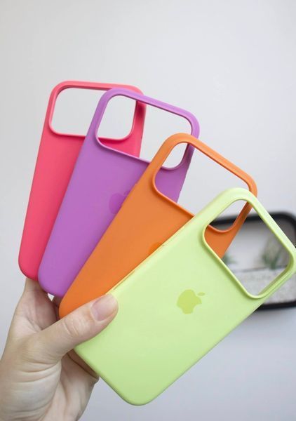 Чохол Silicone Case with MagSafe OEM для iPhone 17 Air Neon Yellow 00454 фото