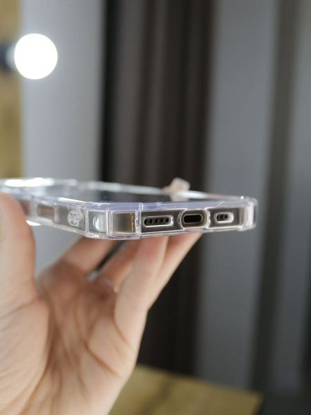 Чохол прозорий Armored Clear з посиленими кутами для iPhone 15 pro 0350 фото
