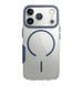 Чохол Metal Frame Crystal with MagSafe Blue для iPhone 17 pro max 00458 фото 1