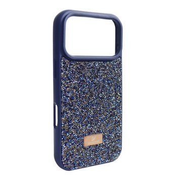 Чохол Swarovski Case Blue для iPhone 17 pro max / 18 pro max 00462 фото